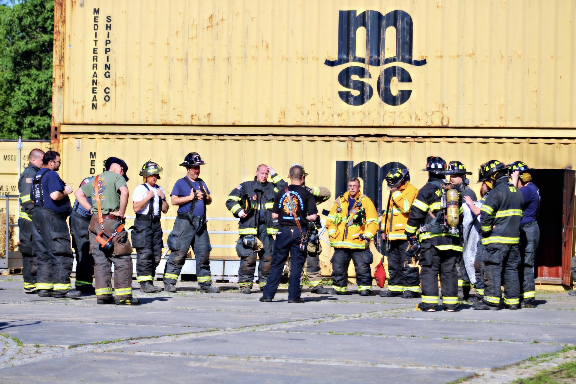 Hold The Line Training Co. — firefighters during training and operations.